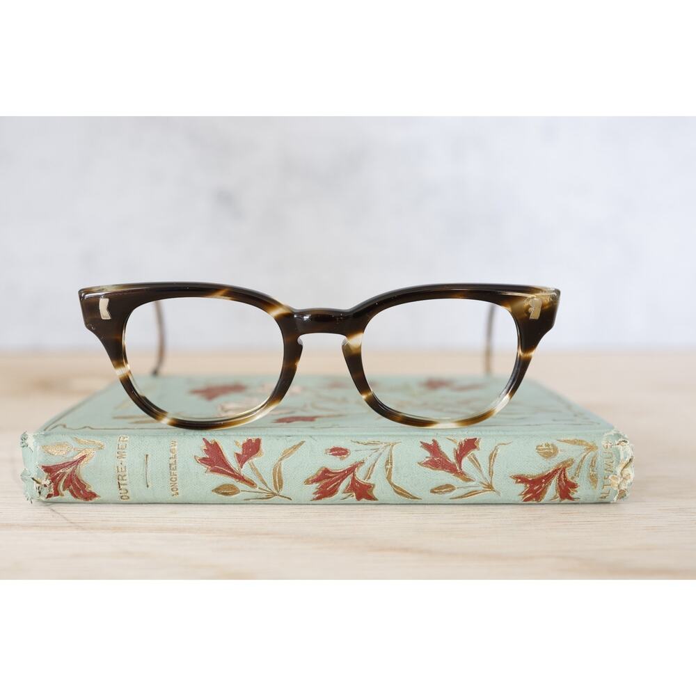 Liberty Optical Vintage Safety Eyeglass Frames USA 46-20 NOS Old Money Preppy